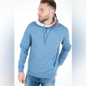 Tommy Hilfiger Light Blue Hoodie with Logo